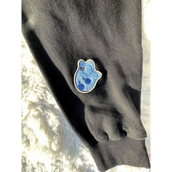 XL VeeFriends VeeCon 2022 EXCLUSIVE Hoodie RARE blk embroidered patch sweatshirt - Picture 11 of 13